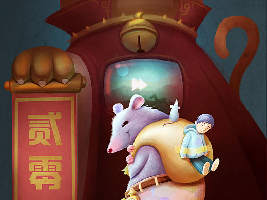 時(shí)間是個(gè)賊人（個(gè)人主頁(yè)-ZNDE5NzI1OTI=） - 商業(yè)插畫(huà) - 站酷設(shè)計(jì)師九月霜原創(chuàng)素材 - 站酷ZCOOL