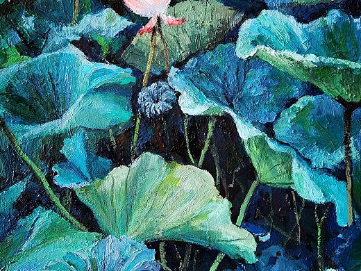 荷塘夏日 50CMX70CM