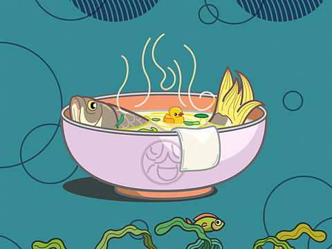 圖案設(shè)計(jì)-水里的小家伙們（個(gè)人主頁-ZMzUyMjE0ODA=） - 圖案 - 站酷設(shè)計(jì)師阿獄原創(chuàng)素材 - 站酷ZCOOL