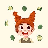 白色图腾的头像