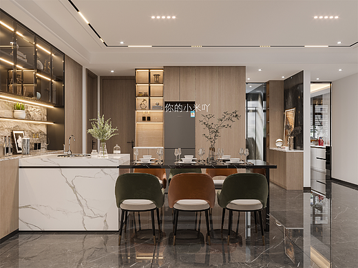 时尚的装修材质营造高级舒适的生活品质