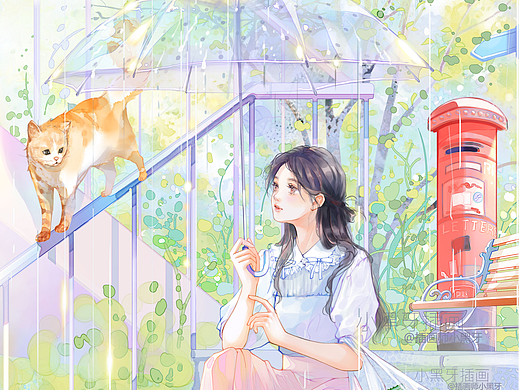 雨天和小猫的奇妙相遇