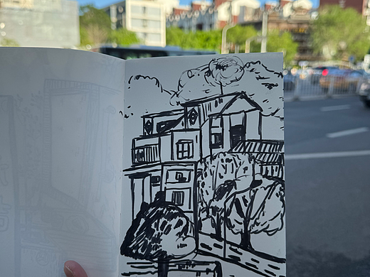 速写本📕四月画的一些小画儿