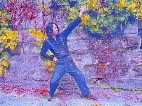 邓赟崽照片转插画作品彩绘版原稿