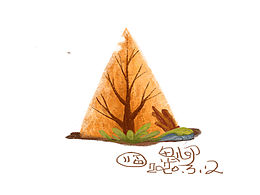 学板绘的第一幅画