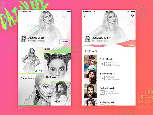 GUI界面练习-网红养成记—DailyUI2
