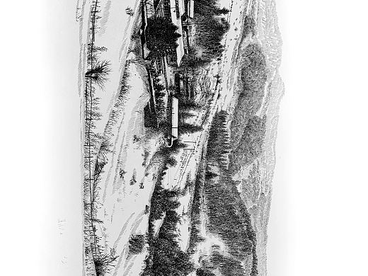 钢笔画 风景 手绘