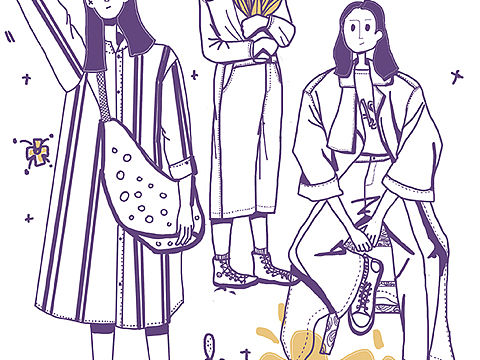 服装插画doodle