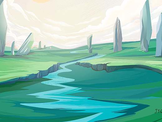 平原（个人主页-ZNTU3ODU2ODA=） - 创作习作 - 站酷设计师微子上帝原创素材 - 站酷ZCOOL