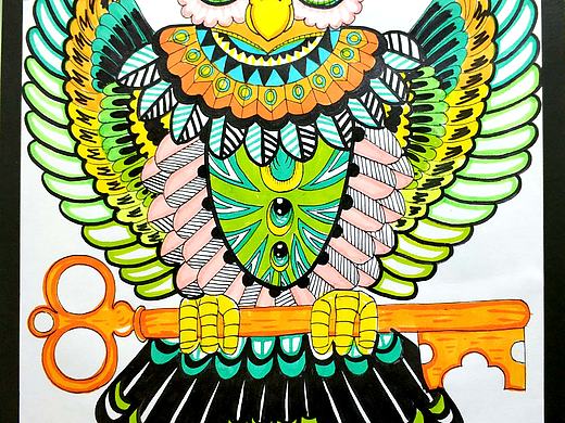 彩色儿童画