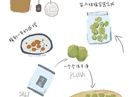 原創(chuàng)插畫l 自制青梅酒