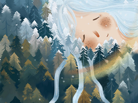 〈初雪〉