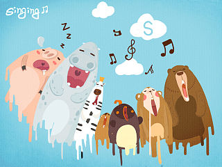 #早安#《动物合唱团》~by海牙Hiya