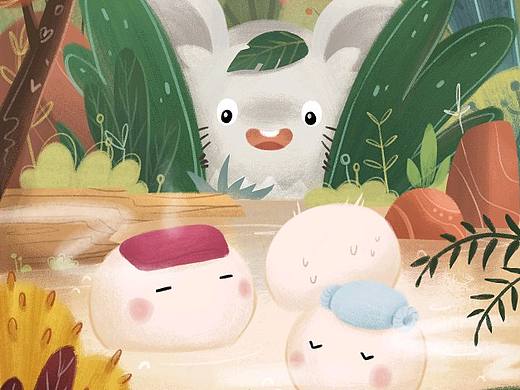 元宵节 寻找汤圆~（个人主页-ZMjYzMzY4ODA=） - 儿童插画 - 站酷设计师AtonXX原创素材 - 站酷ZCOOL