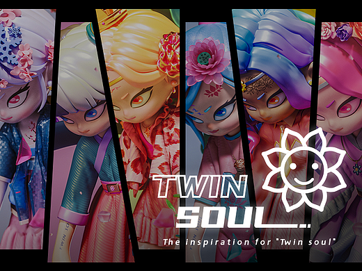 原创潮玩IP《Twin Soul - 双生灵2 - 花神篇》角色设定