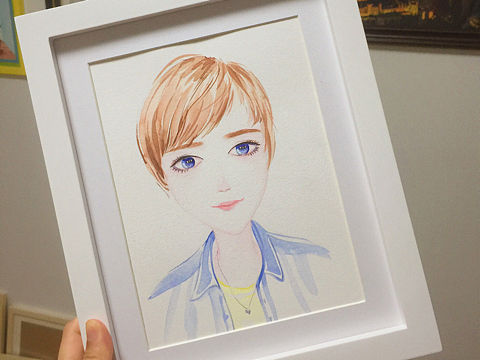 水彩头像定制（个人主页-ZMTY5NTI3MzY=） - 绘画 - 站酷设计师MonicCAT原创素材 - 站酷ZCOOL