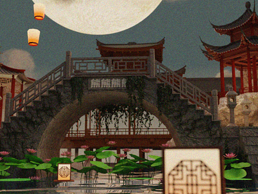 月圓之夜（個人主頁-ZNjY2ODI4Njg=） - 場景 - 站酷設(shè)計師w熊熊熊熊原創(chuàng)素材 - 站酷ZCOOL