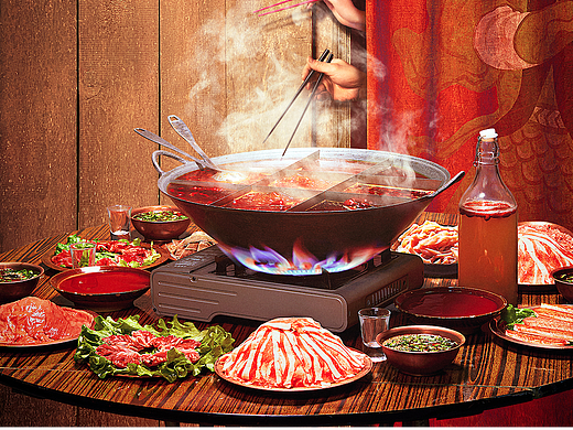 电影《没有一顿火锅解决不了的事》海报