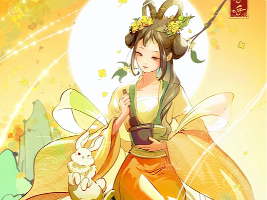 十二生肖系列插画——卯兔