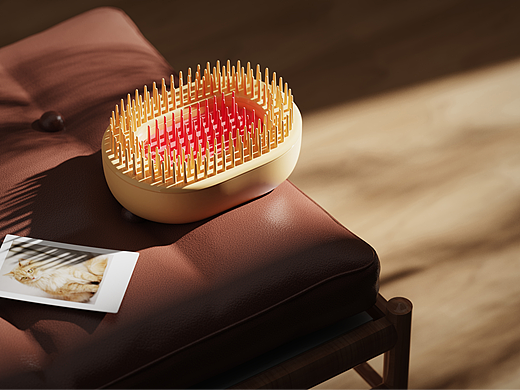 模块化猫毛刷设计