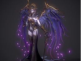 3D建模-武庚纪 冥族大将不闻不问