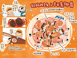 媽媽的飯｜芋頭蒸排骨