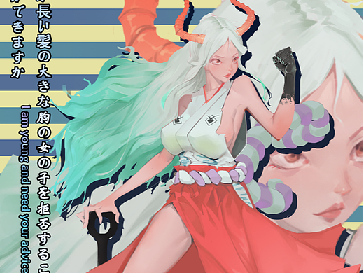 one piece 大和手繪（個人主頁-ZNTk0MjkyMjQ=） - 繪本 - 站酷設(shè)計師北刃原創(chuàng)素材 - 站酷ZCOOL