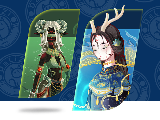 盼归·文物拟人插画