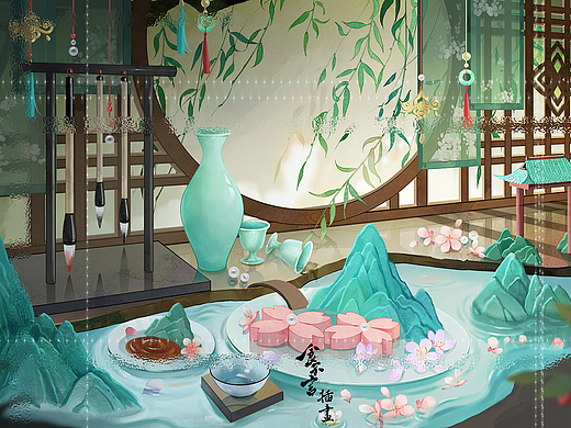 曲水流觞