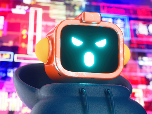【C4D打卡练习】卡通机器人