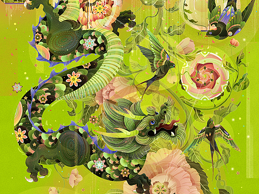 遇春龍（個人主頁-ZNjgwOTI5Njg=） - 商業(yè)插畫 - 站酷設(shè)計(jì)師司徒羅杰原創(chuàng)素材 - 站酷ZCOOL