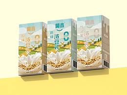 田園風(fēng)光-開鑫濃豆乳 × 站酷