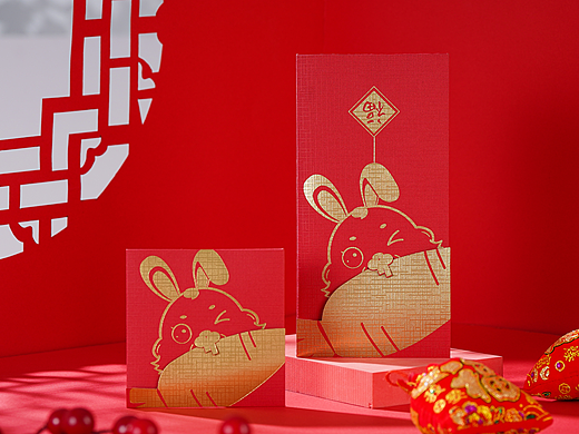 兔年红包/烫金红包
