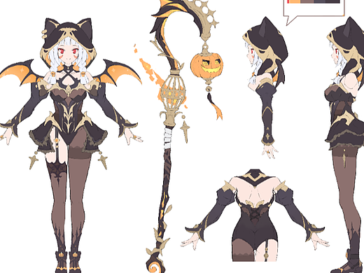 万圣节皮肤设计