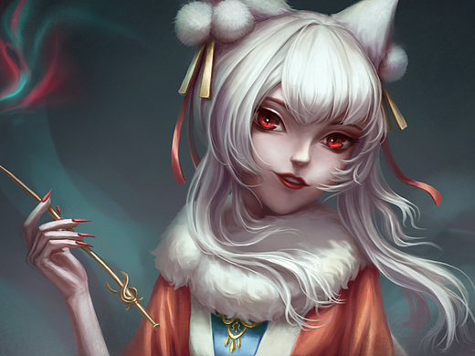 《小狐仙》（個人主頁-ZNjE3ODAxOTI=） - 創(chuàng)作習作 - 站酷設計師石頭里尼原創(chuàng)素材 - 站酷ZCOOL