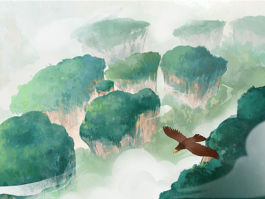 国风山山水水