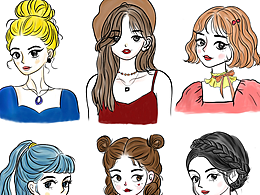 女生頭像設(shè)計