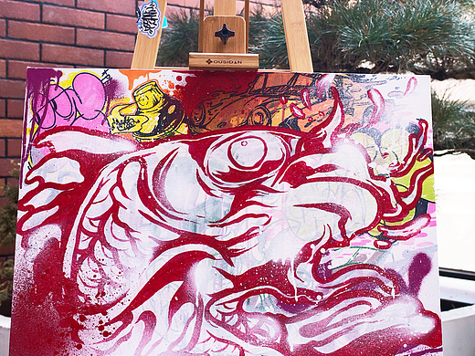 宿醉拍新画的作品