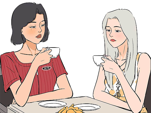 漫画短视频｜当我的情种姐妹回忆前男友时...