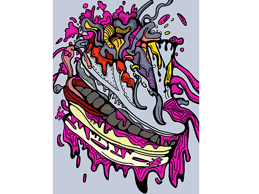 鞋《涂鸦》学院奖优秀奖