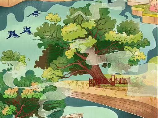 國潮風(fēng)文創(chuàng)景區(qū)插畫（個(gè)人主頁-ZNjIzODY5NDQ=） - 商業(yè)插畫 - 站酷設(shè)計(jì)師Zogn原創(chuàng)素材 - 站酷ZCOOL