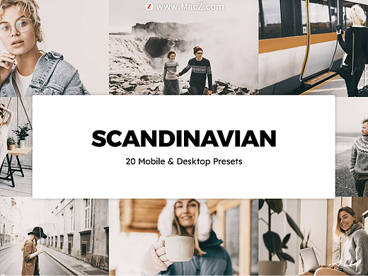 20个现代浅色调Lightroom预设和LUT预设