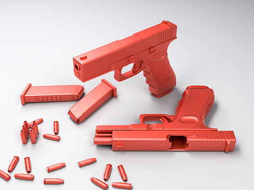 GLOCK-17 建模 3DS MAX