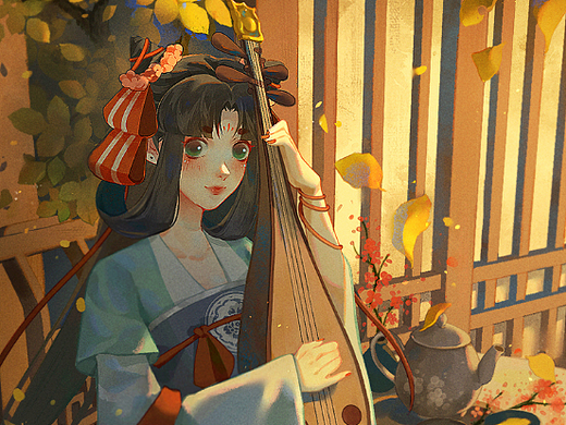 【原創(chuàng)插畫】立秋（個人主頁-ZNjU1NzEyMjQ=） - 概念設(shè)定 - 站酷設(shè)計師LAMP皮皮燈原創(chuàng)素材 - 站酷ZCOOL