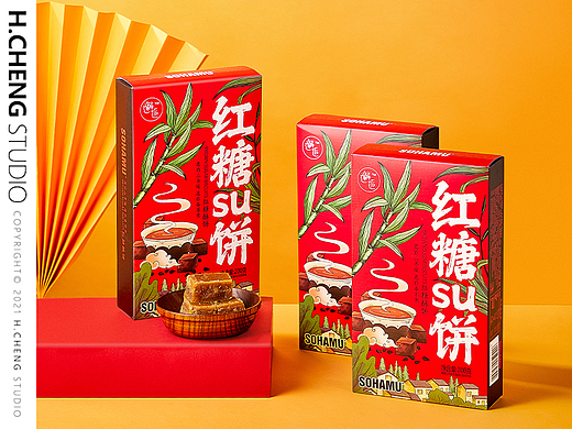 H.CHENG丨邂逅红糖SU饼电商图片拍摄