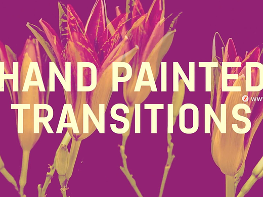 fcpx插件：手绘风格过渡效果 Zoetrope Painterly Transitions