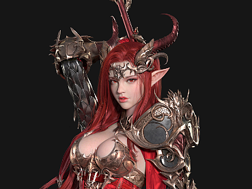 ​【翼次方】游戏建模丨女武神~ 