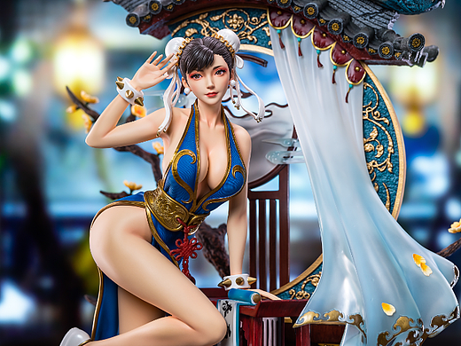 春丽 雕像摄影