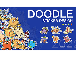 Doodle风格系列插画