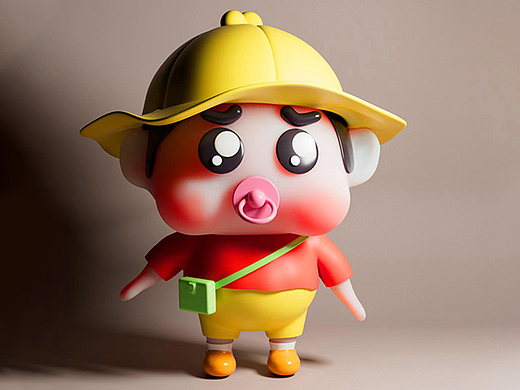 初始C4D-卡通角色建模渲染练习
